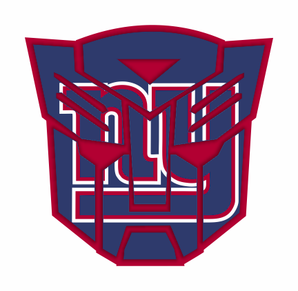 Autobots New York Giants logo iron on paper